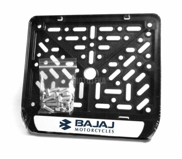 Моторамка Bajaj (Баджадж) 190х145 (для номерных знаков нового образца)